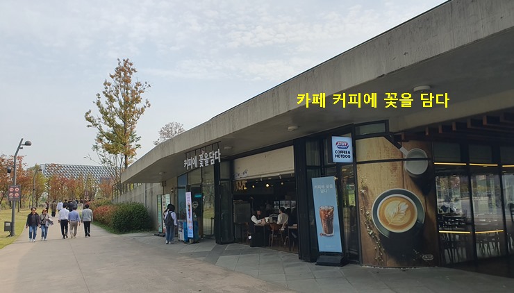 서울식물원 카페 커피에 꽃을 담다
