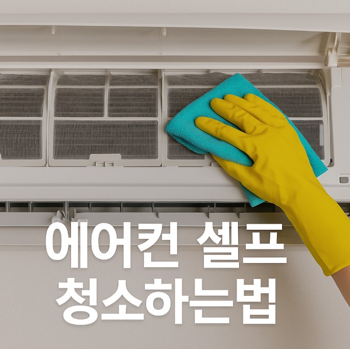 에어컨 셀프 청소 방법