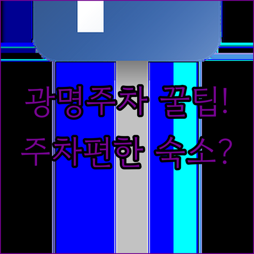광명 전통시장 공영주차장 요금 비교 ..