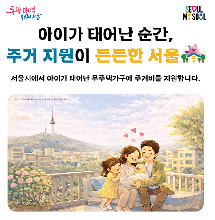 서울시-주거지원 포스터