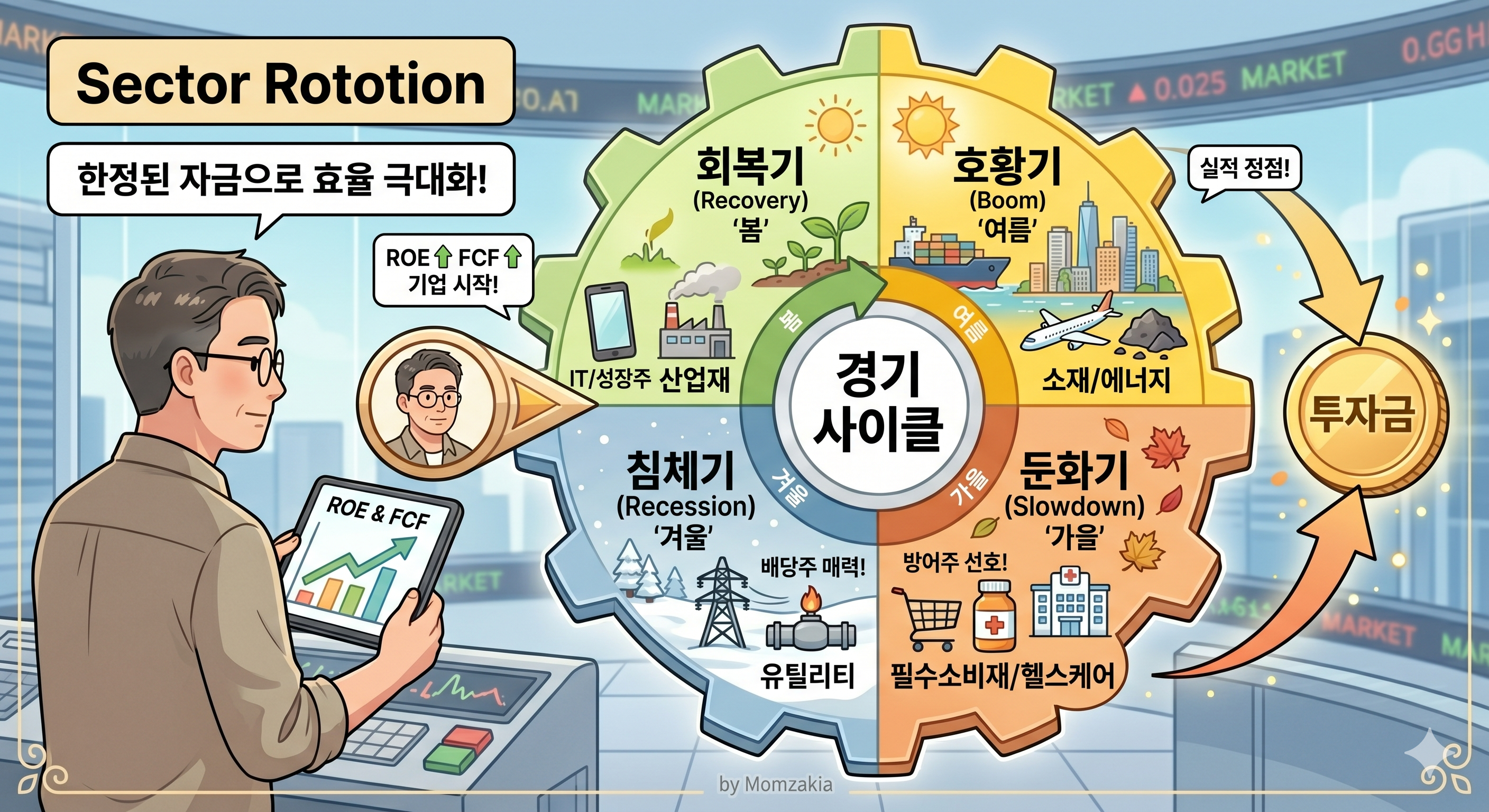 경제의 사계절: 4단계 경기 사이클의 이해