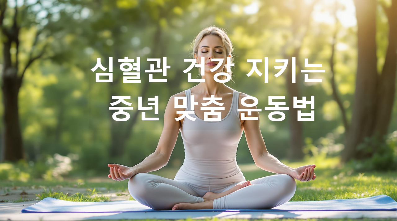 심혈관 건강 지키는 중년 맞춤 운동법