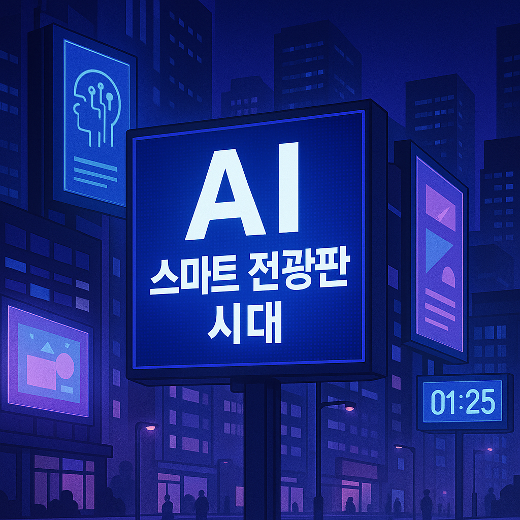 스마트 LED 전광판 시대, AI로 광고가 달라진다