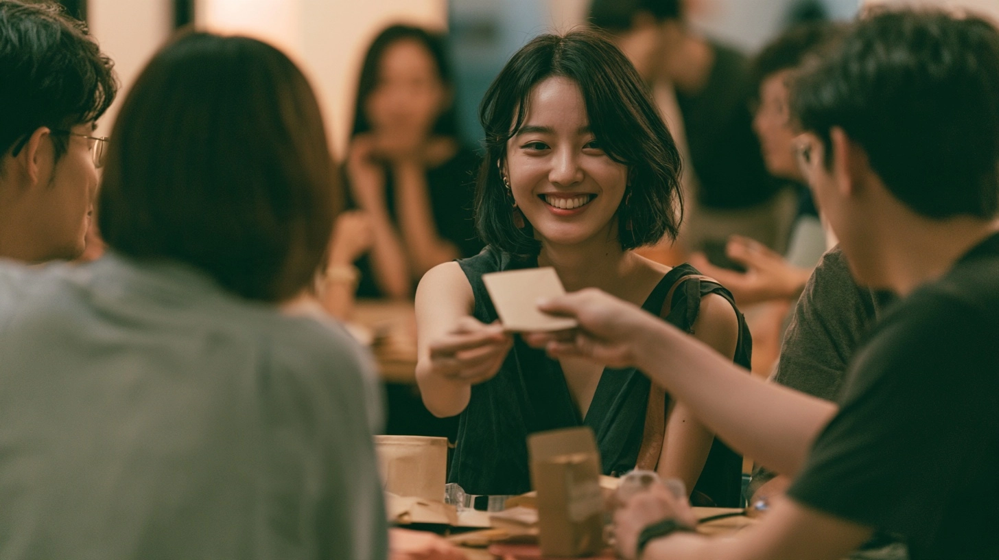 모임을 마치고 함께 카페를 나서는 동호회 회원들