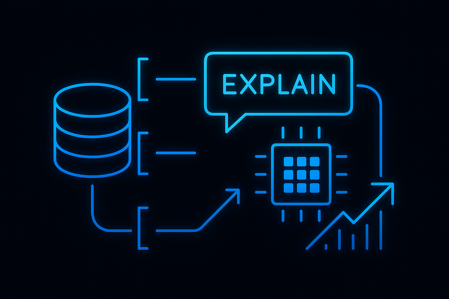 데이터 흐름과 인덱스 구조를 상징