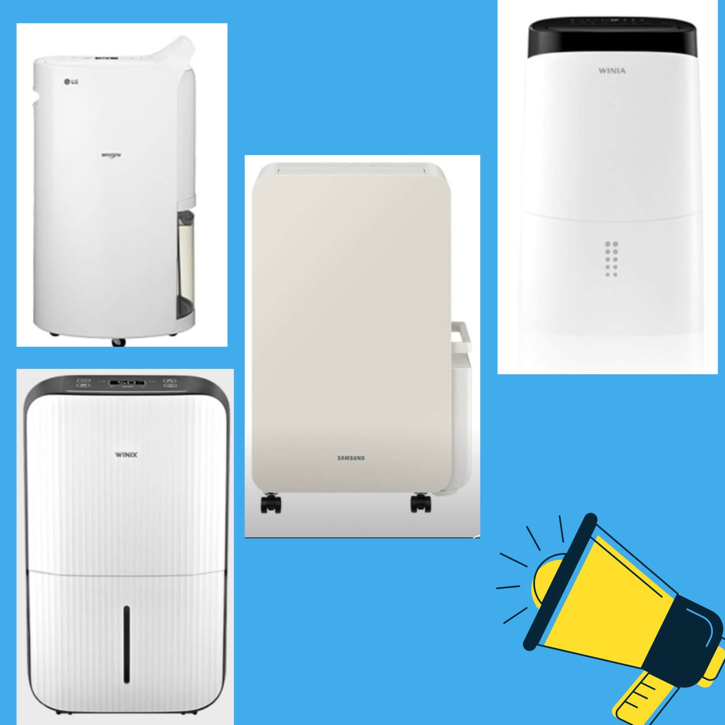 제습기, 장마, 제습기 종류