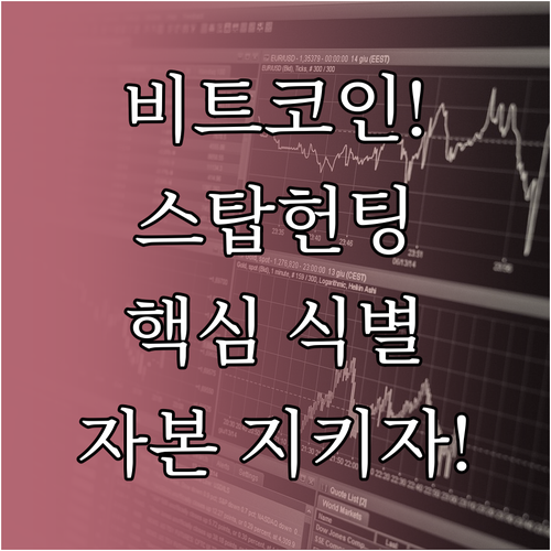 비트코인 스탑헌팅 분석 기술적 식별법..