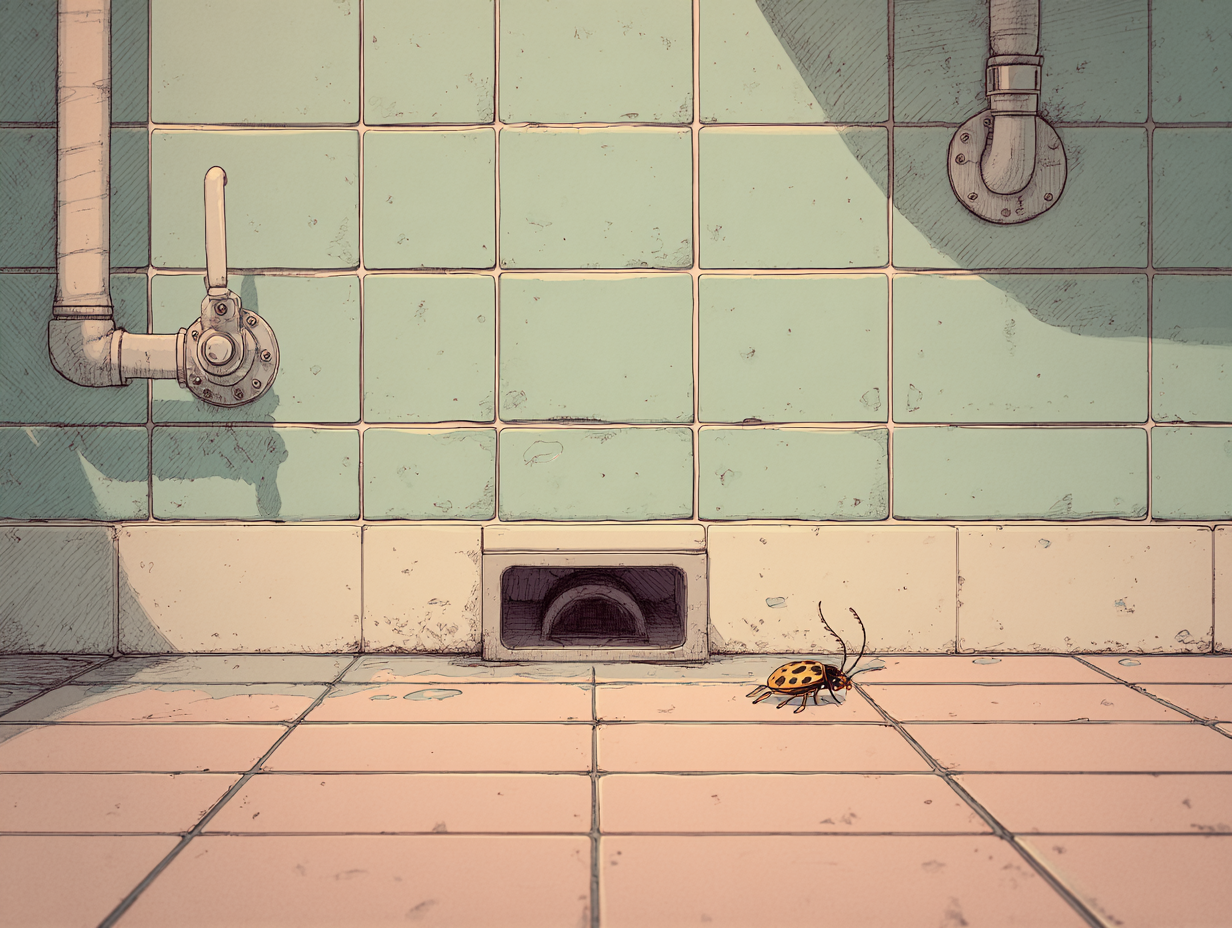 화장실 집게벌레