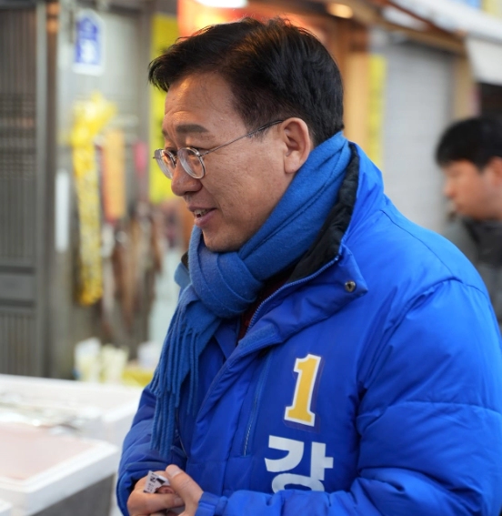 민주당 용산구 강태웅 후보 여론조사 지지율