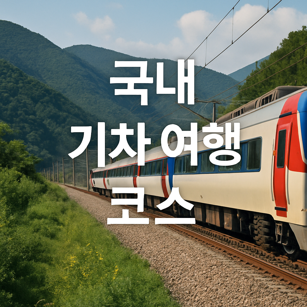 국내 기차 여행 코스