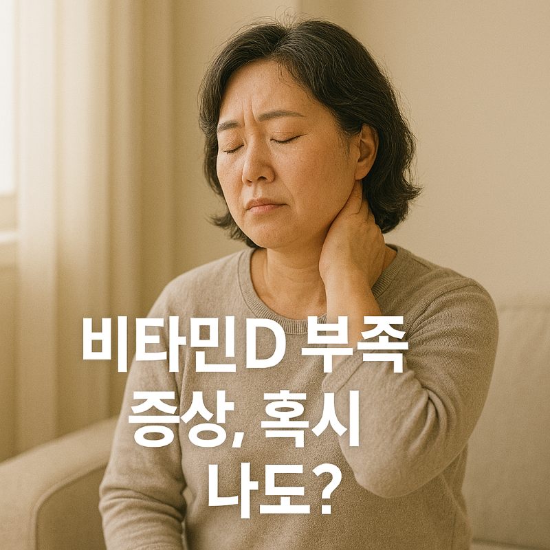 비타민D 부족 증상 이미지