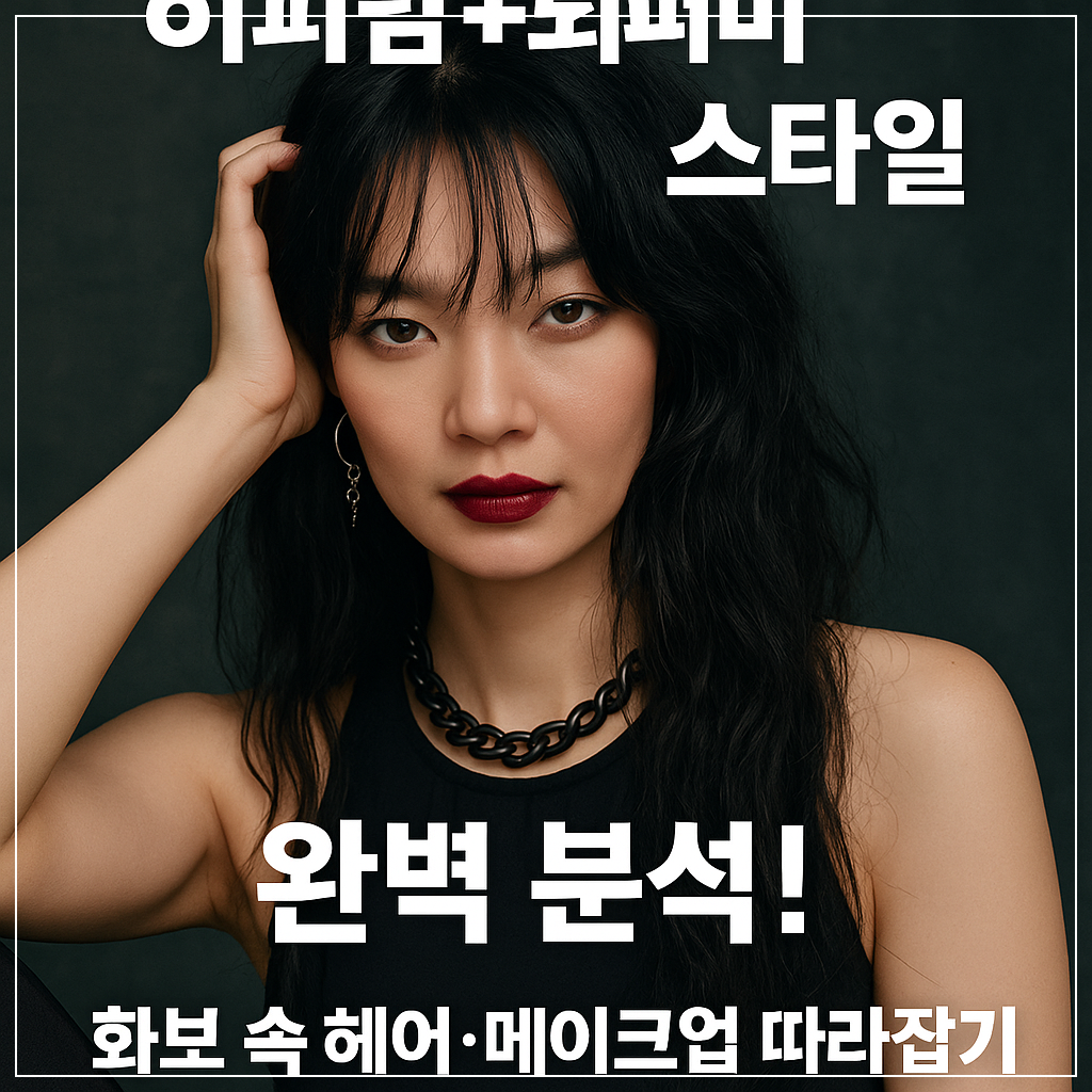 화보 속 헤어·메이크업 따라잡기