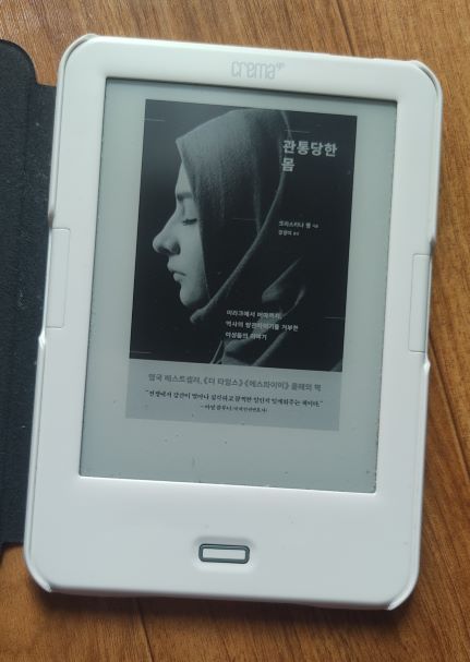 책 '관통당한 몸' 전자책 표지 사진