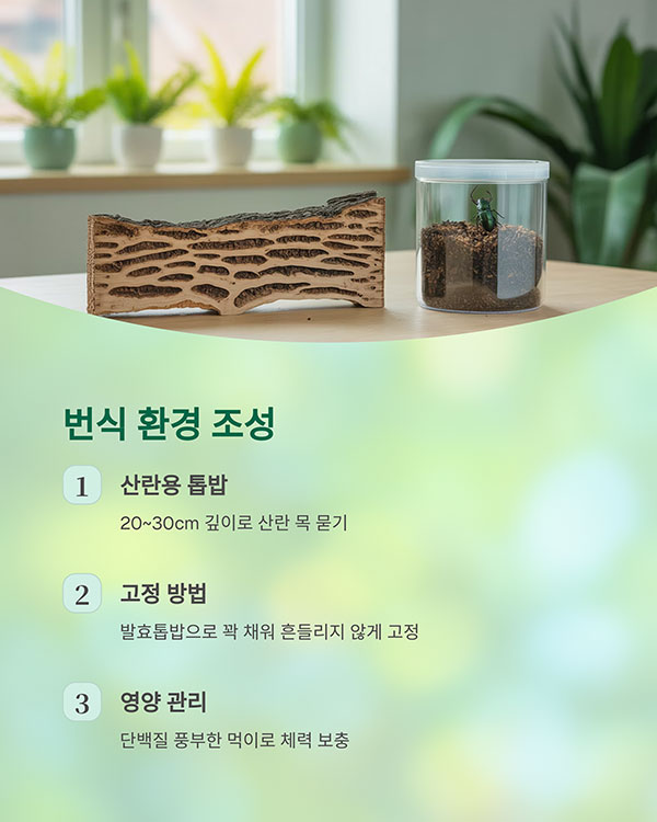 번식 환경 조성