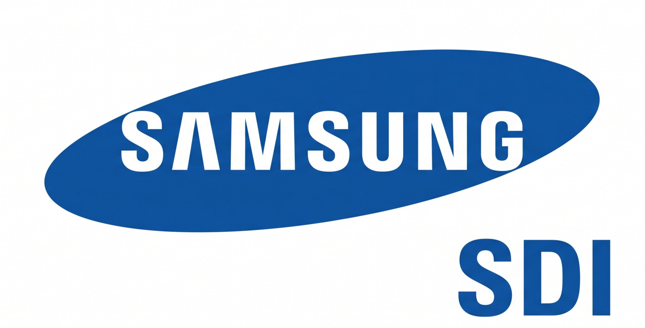 삼성SDI 공식 로고, 하얀 배경