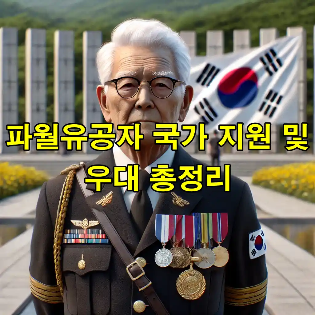 파월유공자 국가 지원 및 우대 총정리
