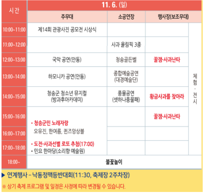 청송-사과축제