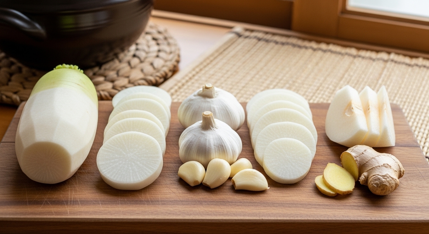 동치미 맛있게 담는법