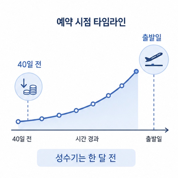 제주항공권 예약 시점별 가격 흐름