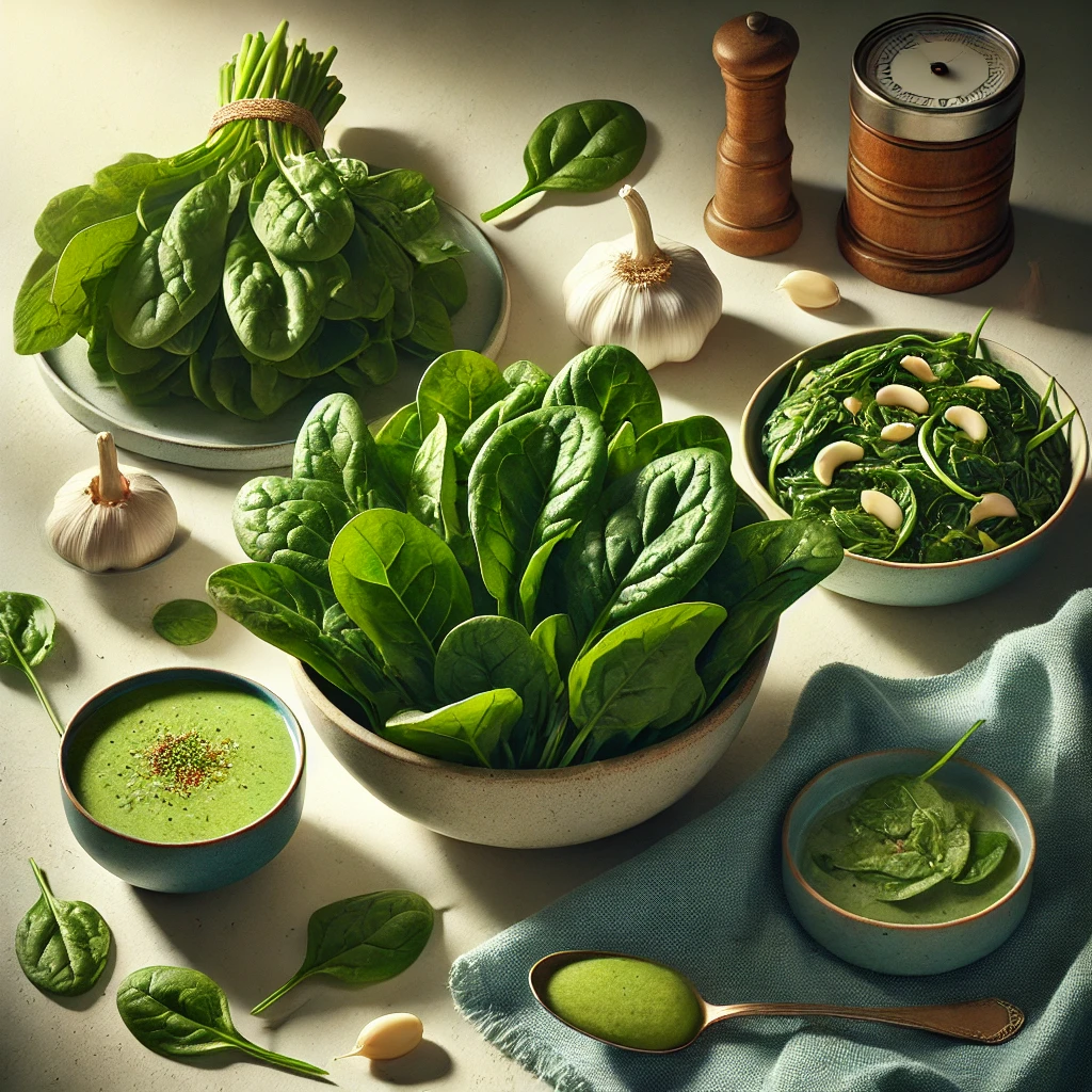 시금치의 보관과 활용