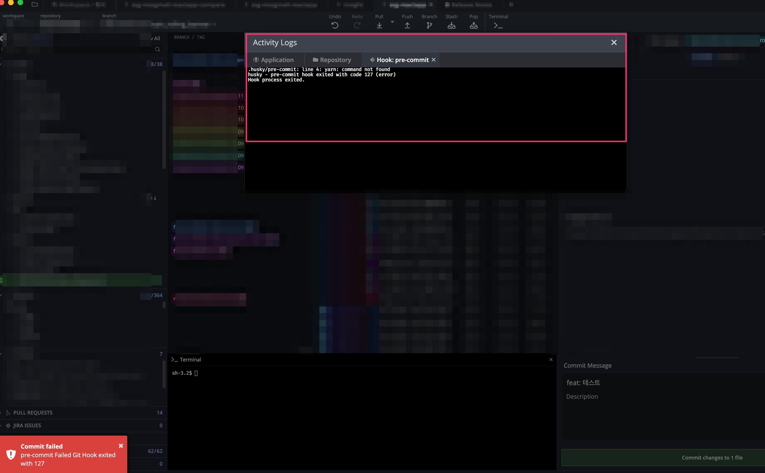 gitkraken - yarn: command not found