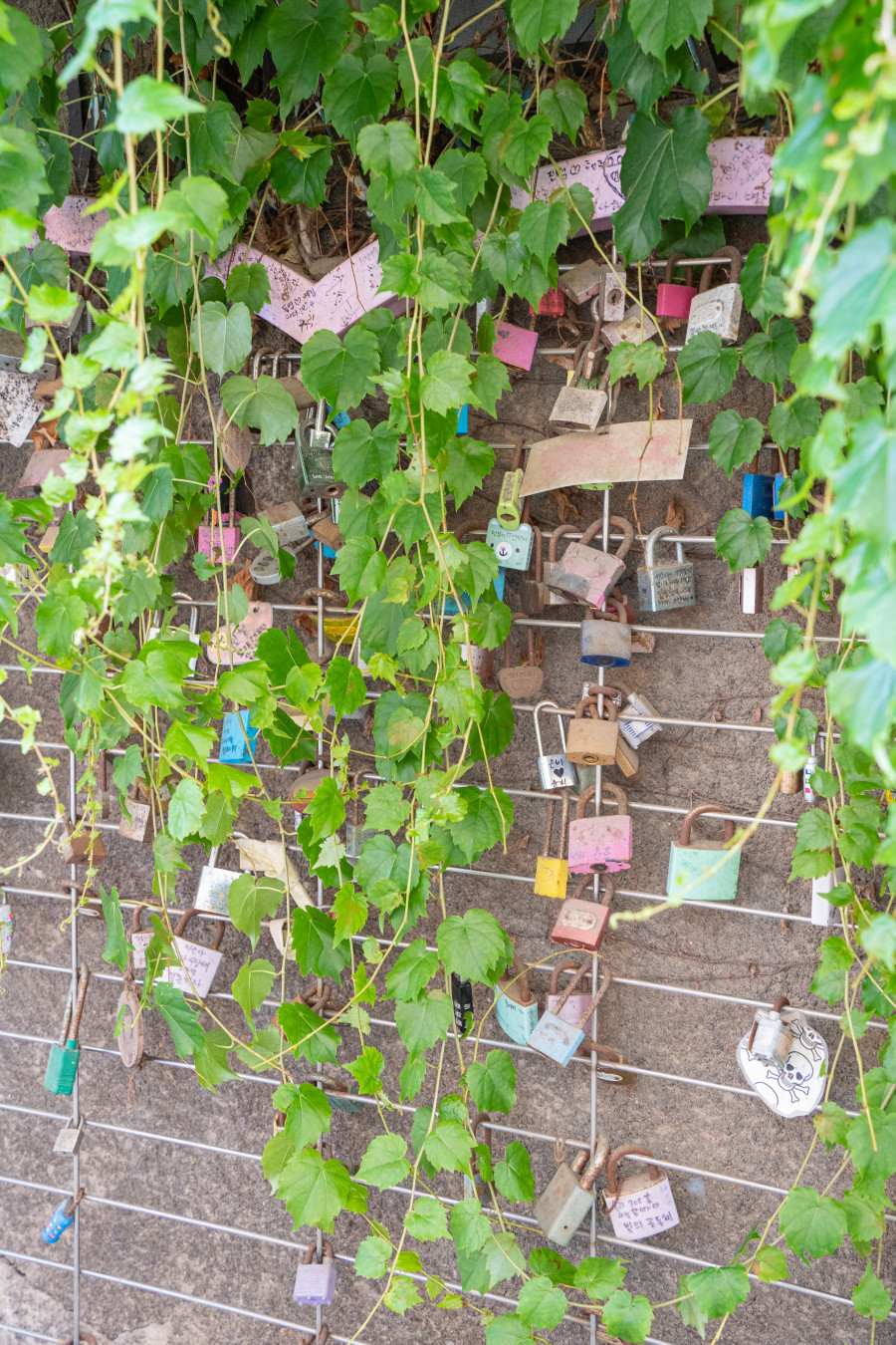 행궁동 벽화마을 사랑의 자물쇠