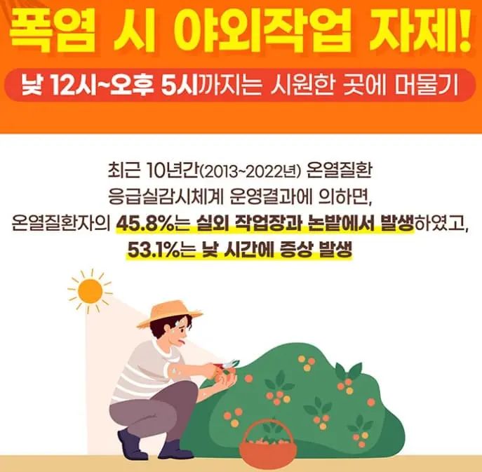 폭염시-주의사항