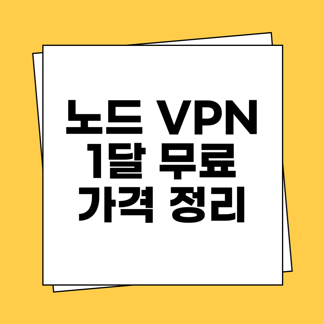 노드 VPN 가격