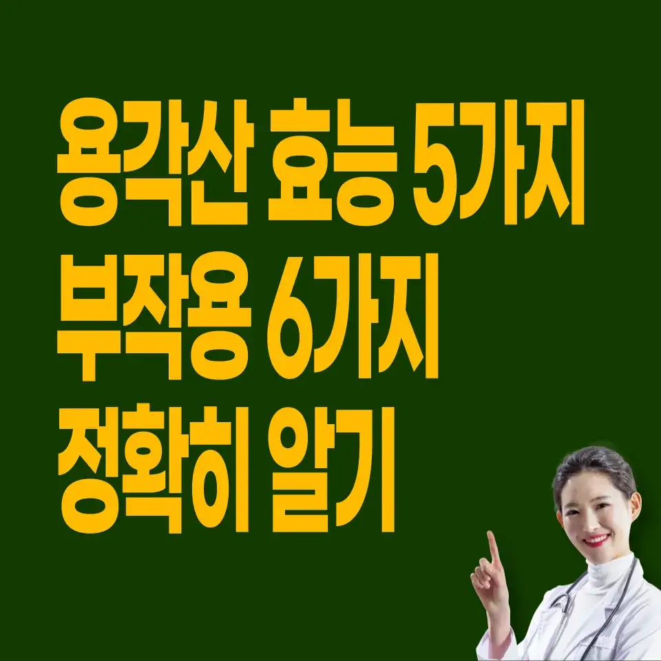 용각산-효능