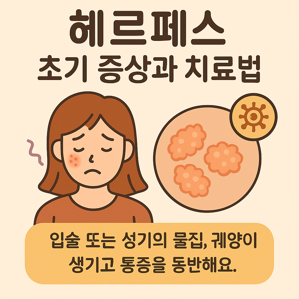 헤르페스 초기 증상과 치료법 썸네일