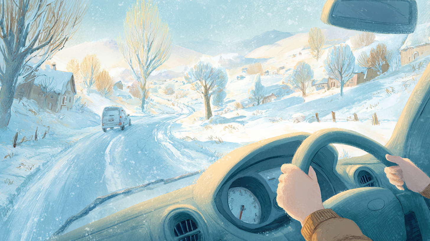 눈 올때 빙판길 운전법