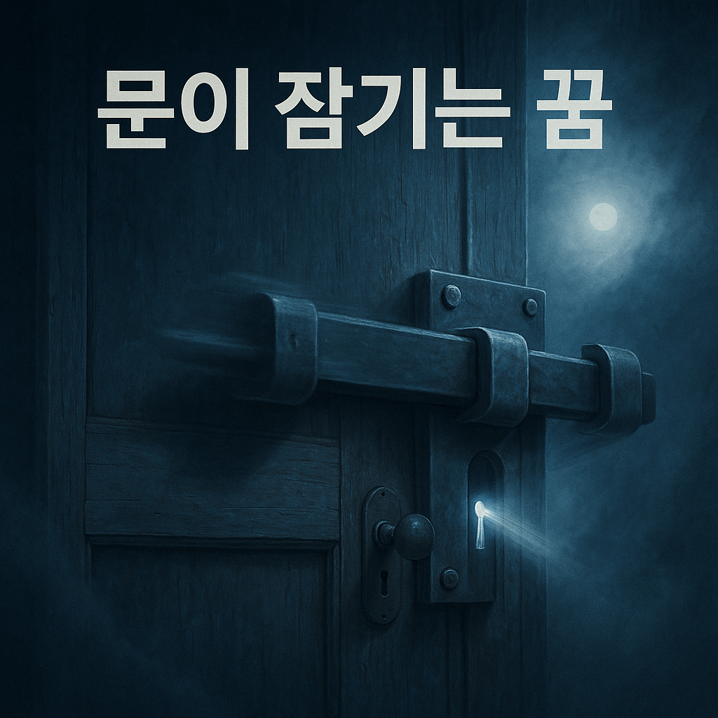 문이 잠기는 꿈이 뭘 의미할까? 방해받는 운세 완벽 해석 썸네일