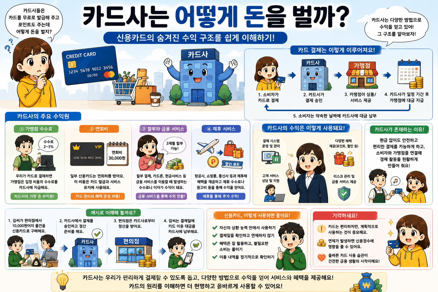 카드사는 어떻게 돈을 벌까