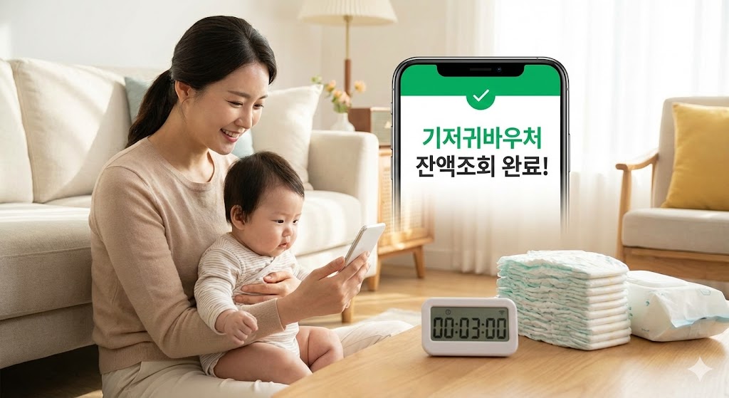 기저귀바우처 잔액조회