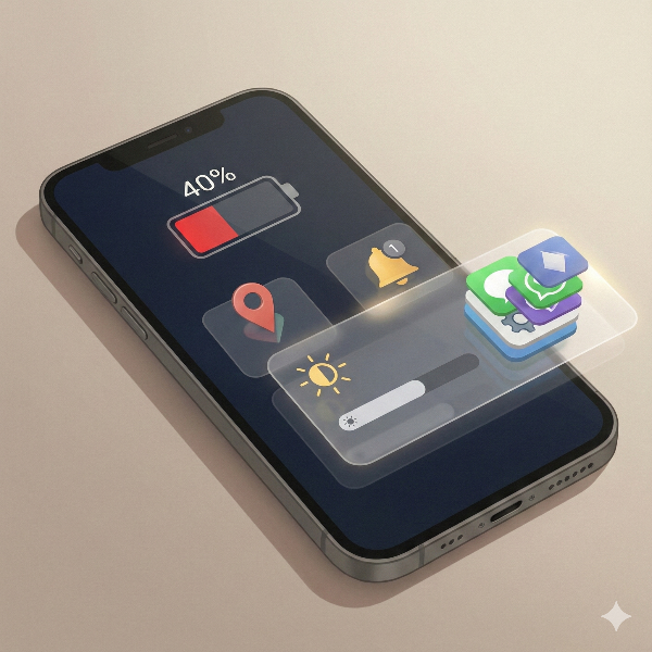 스마트폰 배터리가 빨리 닳는 진짜 이유