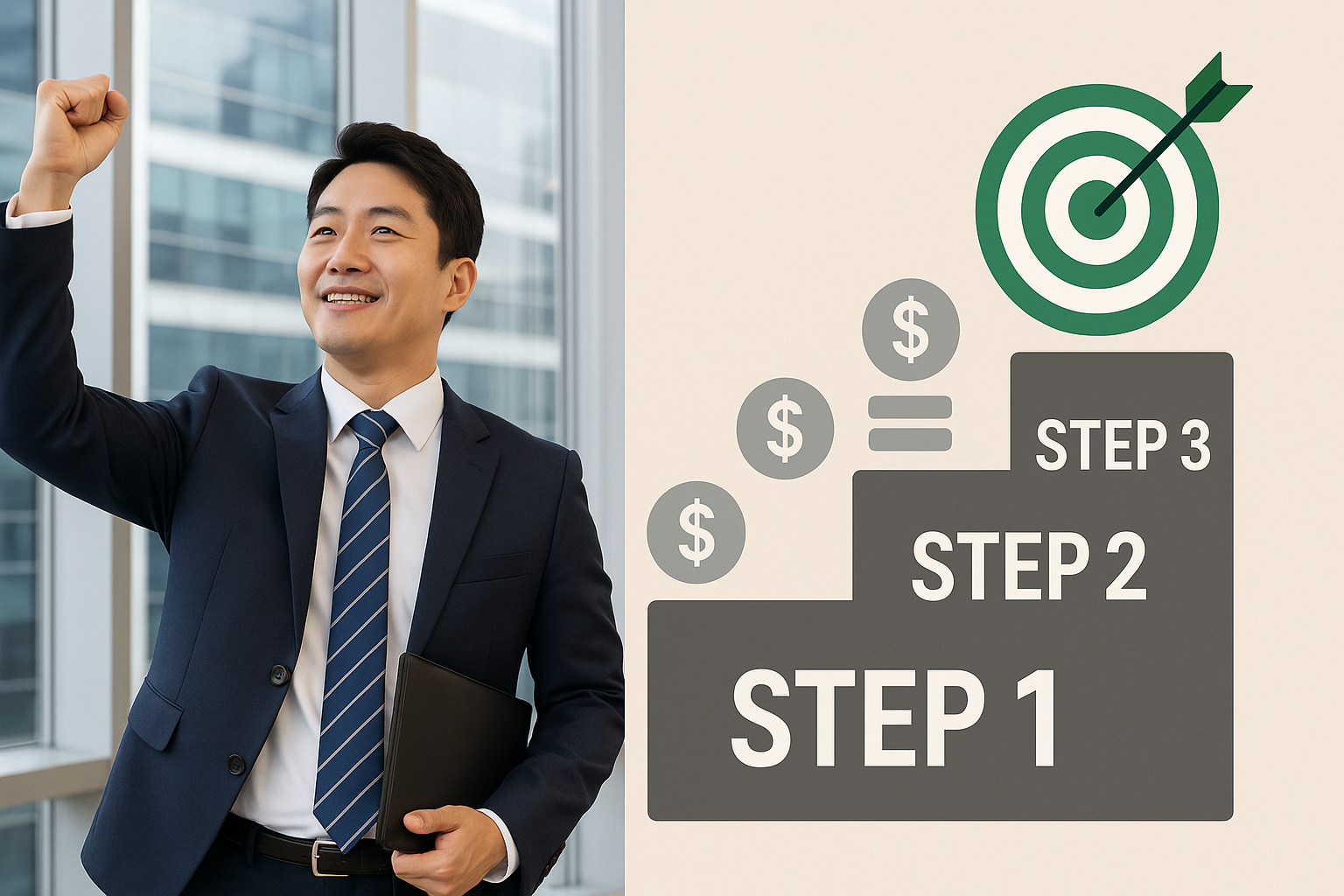월급쟁이 탈출 전략! 직장인을 위한 3단계 재무목표 설정법