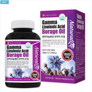 네추럴라이즈 감마리놀렌산 보라지오일 1000mg, 180캡슐, 1개