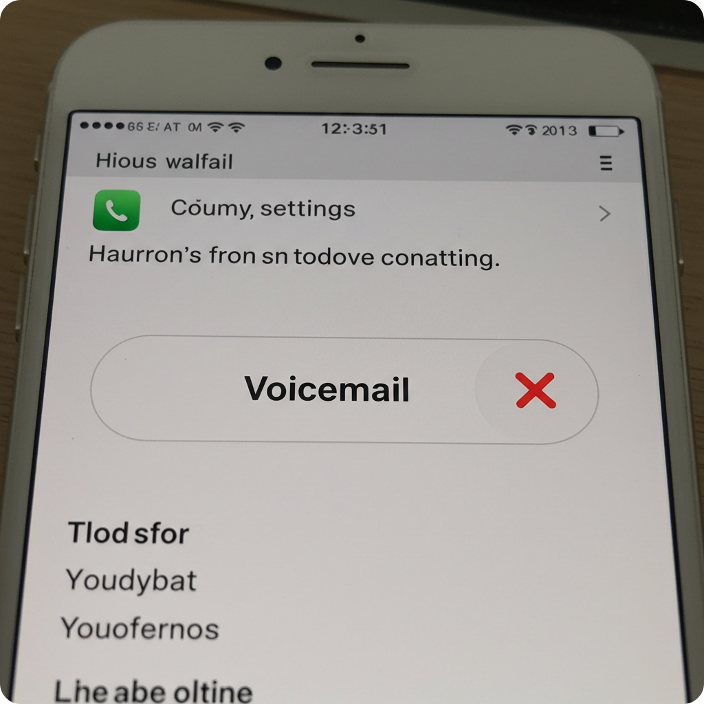 아이폰 음성사서함 끄기 완벽 가이드