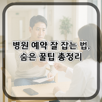 병원 예약 잘 잡는 법, 숨은 꿀팁 총정리