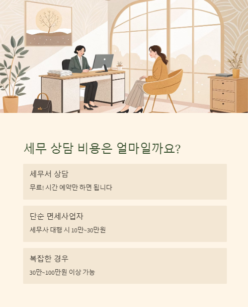 세무 상담 비용은 얼마일까요?