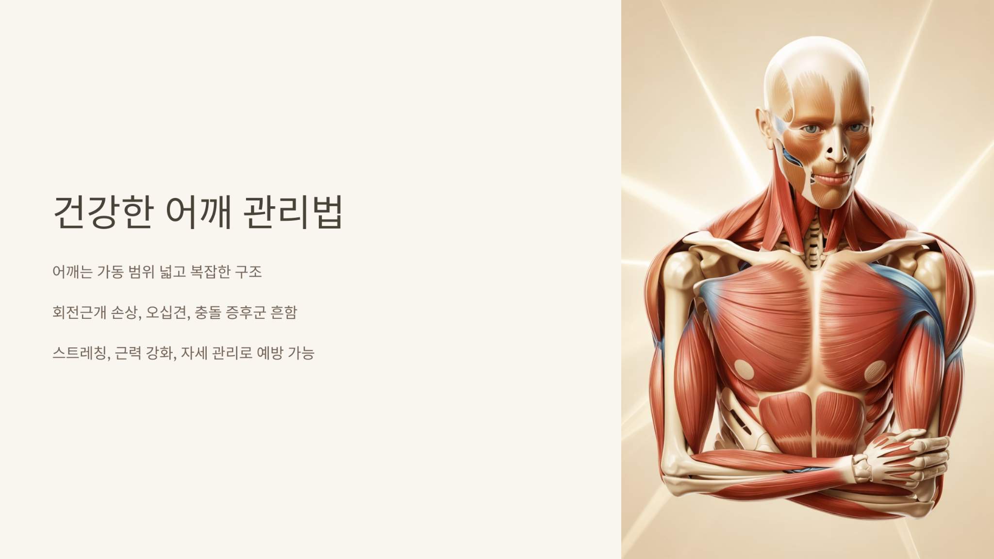 건강한 어깨 관리법