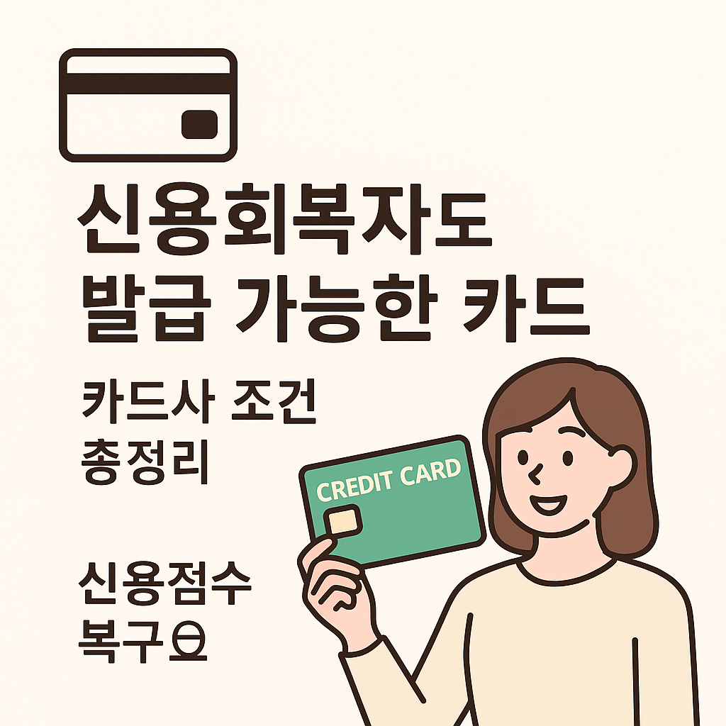 신용회복자 신용카드발급 조건완화신용카드 성실상환자금융혜택 정부지원신용카드 저신용자카드발급가능 신용점수상승전략 연체자신용카드 대환대출승인률 중금리카드추천 서민금융지원제도