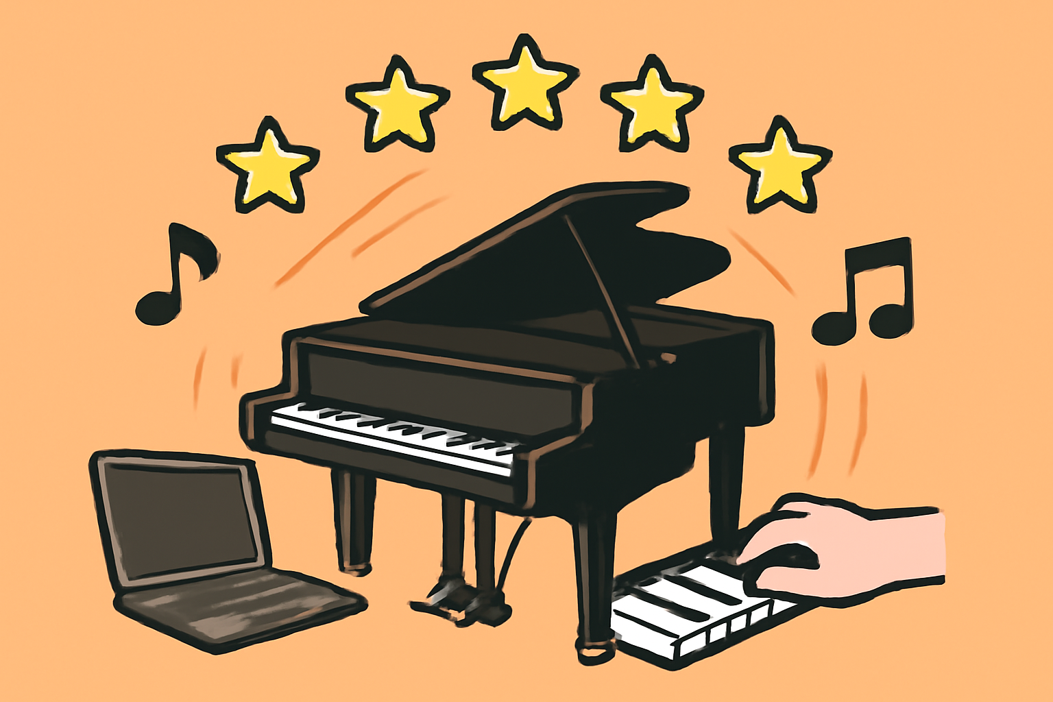 온라인 피아노 앱 추천 TOP 5｜무료로 설치 없이 바로 연주 가능한 사이트 모음 관련 사진