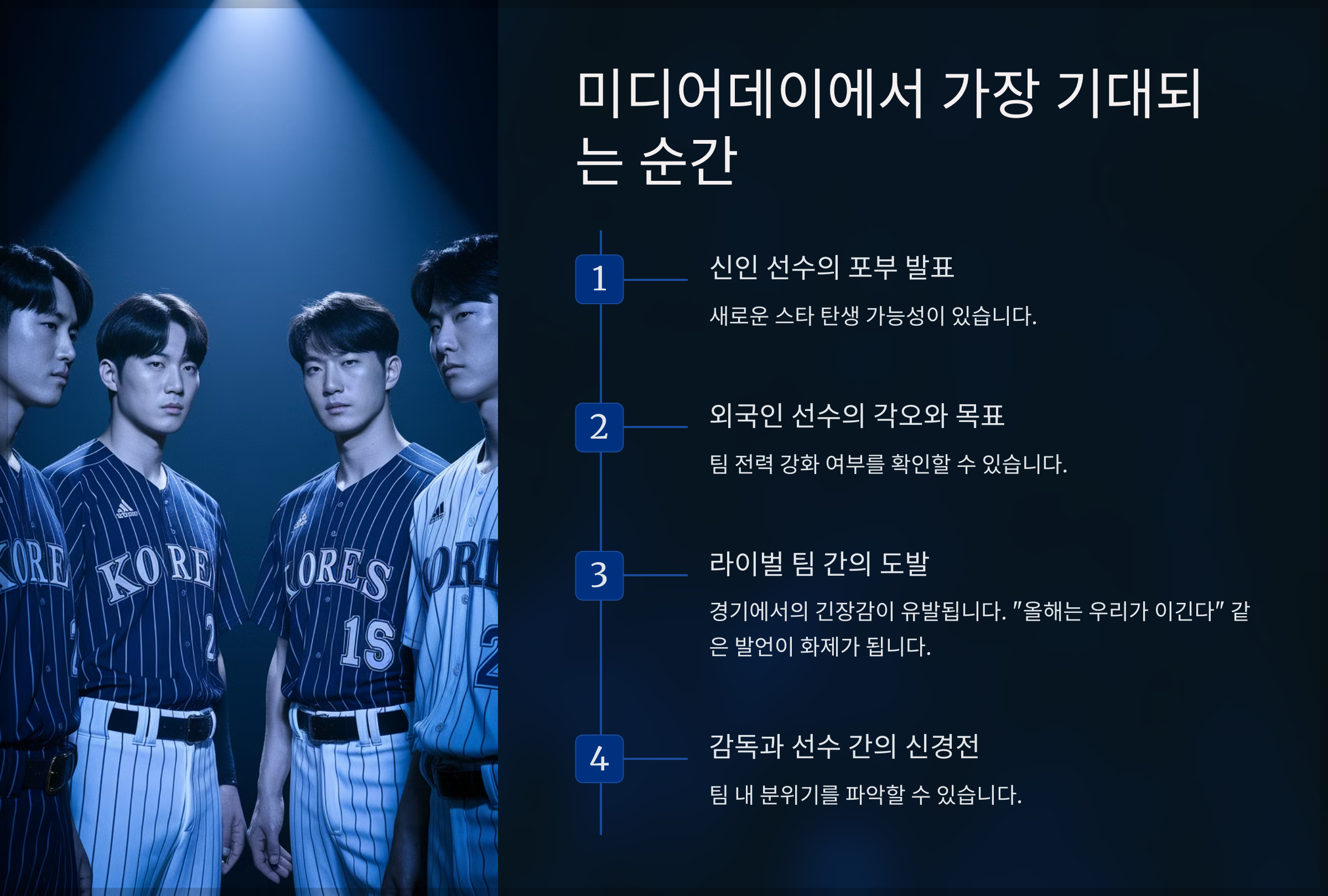 미디어데이에서 가장 기대되는 순간