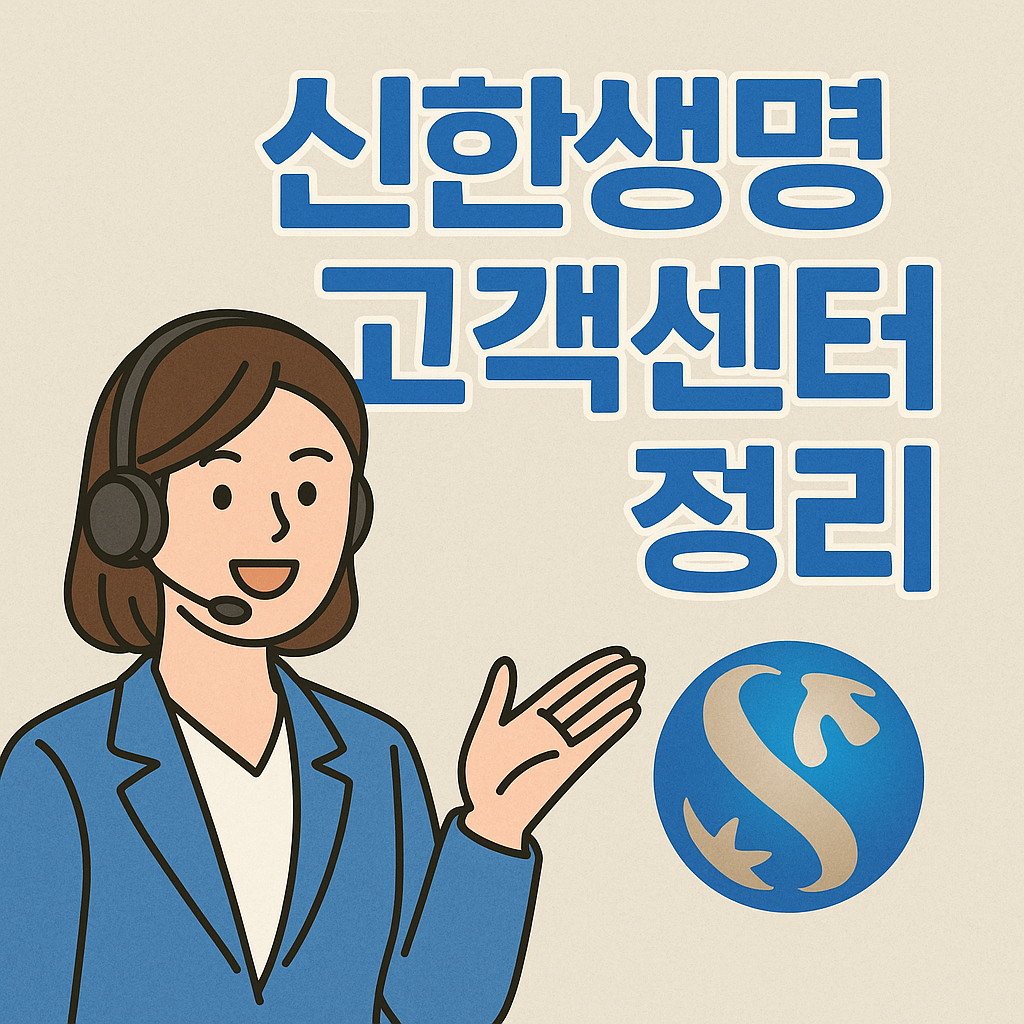 신한생명 고객센터 정리