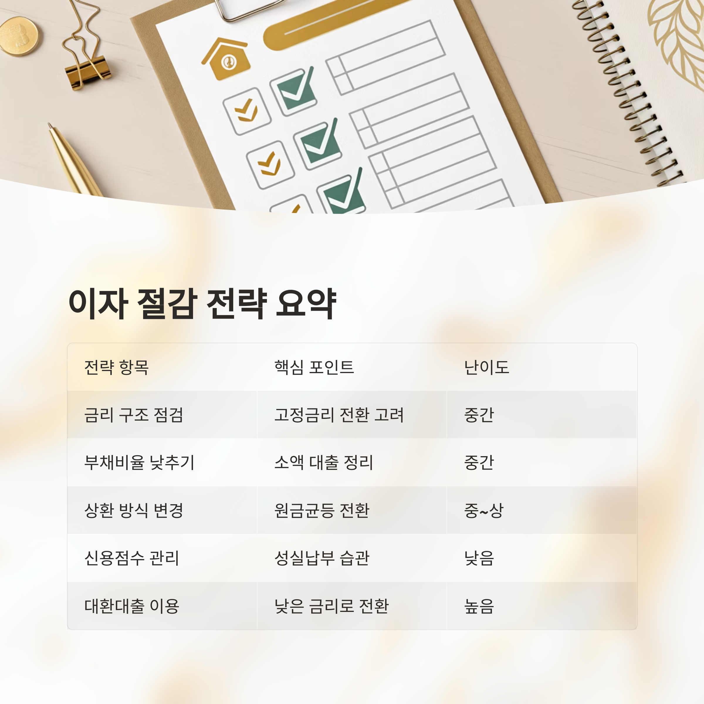 대출 이자를 줄이는 7가지 실질적인 방법