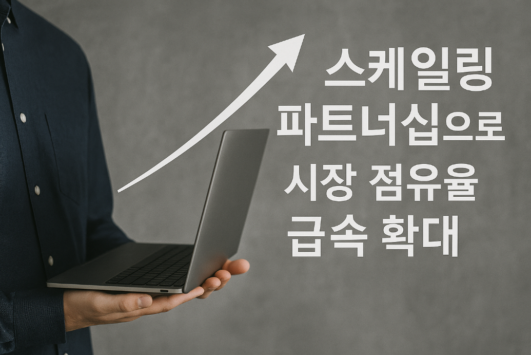 스케일링 파트너십으로 시장 점유율 급속 확대