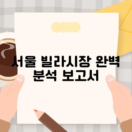 서울 빌라시장 완벽 분석 보고서