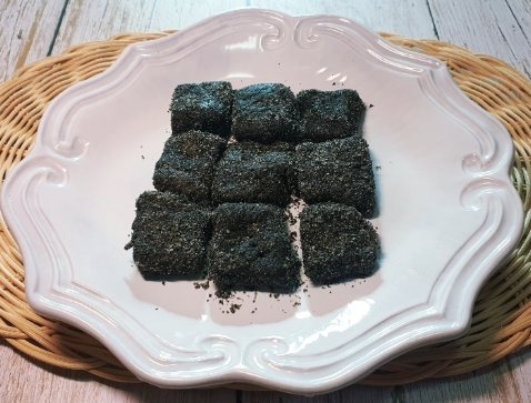 한국의 떡 종류 흑임자떡