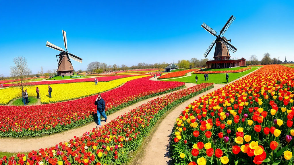 쾨켄호프부터 튤립밭 자전거 여행까지